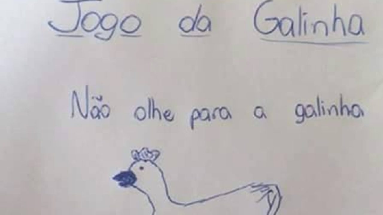 O jogo da galinha - Humordido