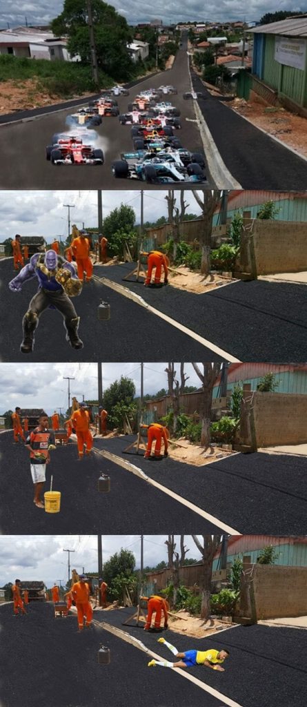 Prefeitura de Mandirituba posta fotos de aplicação do asfalto e os ...
